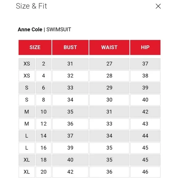 Anne Cole Twist Front Bandeau Tankini Swim Top XS Black - Picture 4 of 10